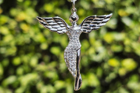 cremation ash pendant guardian angel