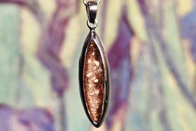 pendant with ash marquee drop - brown