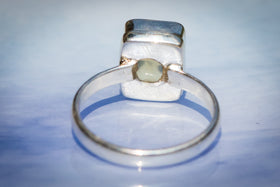 Citrine Gemstone Ring for Cremation Ash