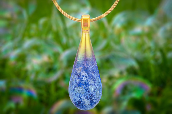 Sapphire retailer Glass Necklace