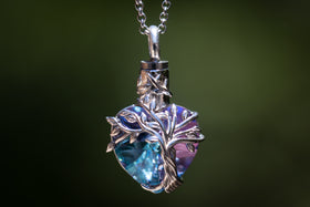 cremation pendant tree of life for ashes