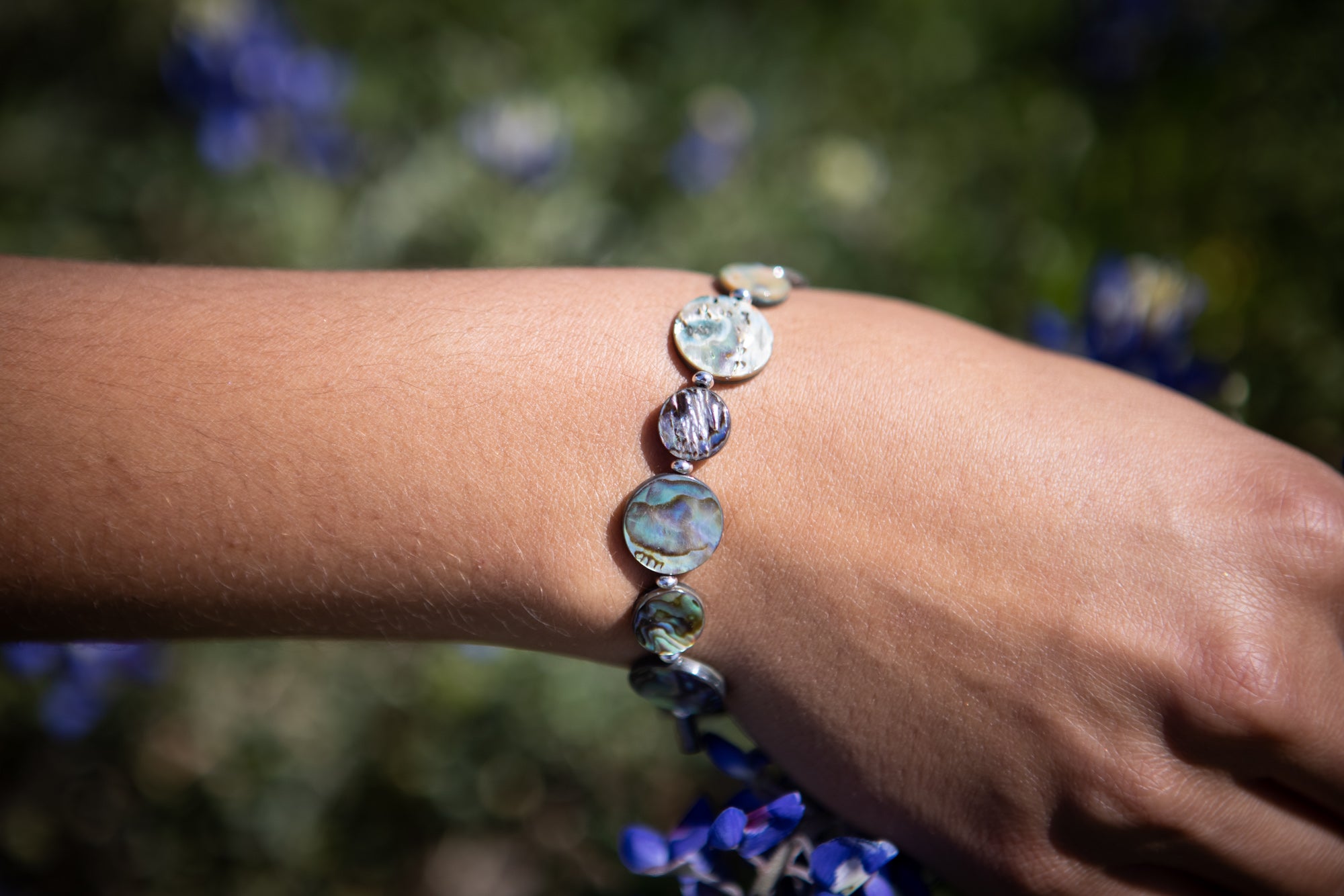 Beautiful Blue Swarovski Crystal Bracelet