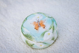 Porcelain Butterfly Keepsake Urn